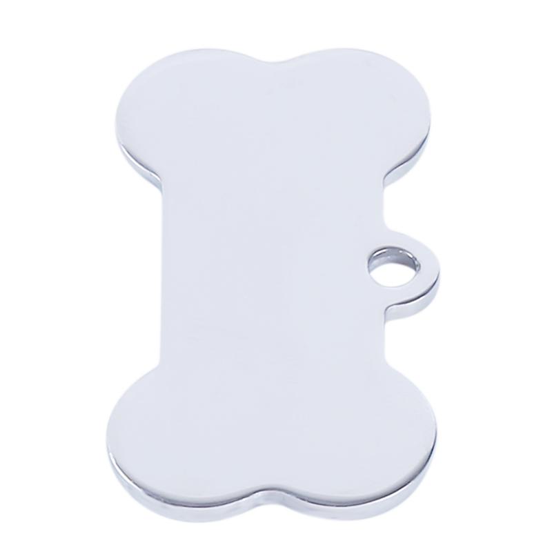 Portachiavi Personalizzato con Medaglietta ID per Cane Gatto Animale Domestico Inciso Nome ID Animale per Collare Cane Cucciolo Gatto Ciondolo Portachiavi Osso Accessori per Animali Domestici