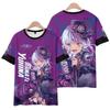 Roselia Anime Tee 2025 New BanG Dream Girl Band All Role Playing 3D Print T-shirt Summer Men Women Harajuku Short Sleeve Y2k Top