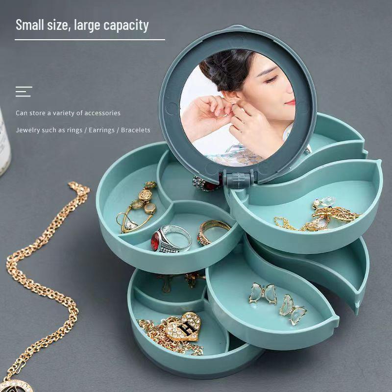 

European-Style Portable Rotating Jewelry Organizer