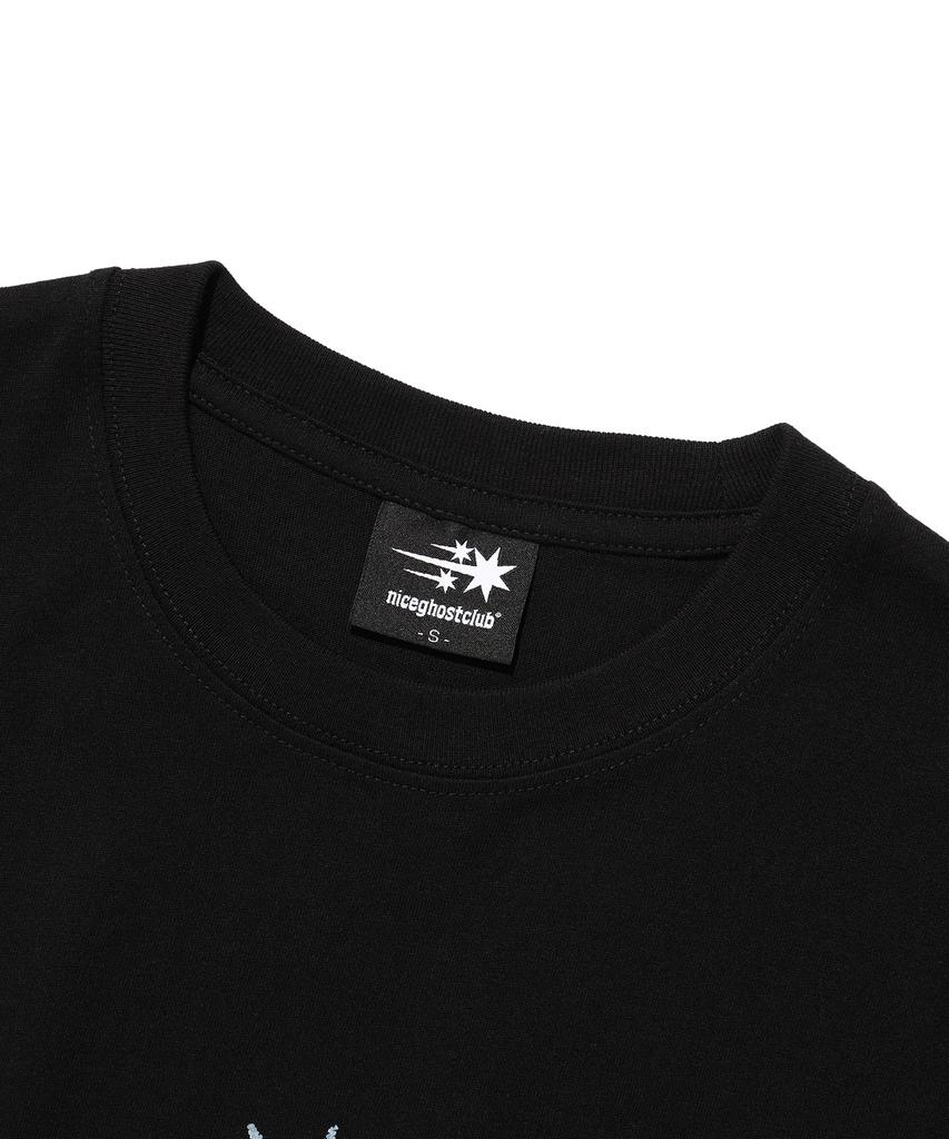 NICEGHOSTCLUB Sketch 3Star Basic Tee_Black(Ng2Gmut535A)