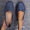 Women's Casual Loafers Slip On Flats Round Toe Comfortable Walking Shoes Soft Sole Flexible Outsole Lightweight Design