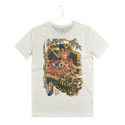 Martial Arts Samurai T-shirt Tops Tees Unisex Man Tattoo Japanese Japan Old Art