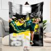 Green Polo Shirt Fashion Blanket Comfortable Great for Picnics Sofa Bed for All Occasions Modern Gift for Travel Home Birthdays