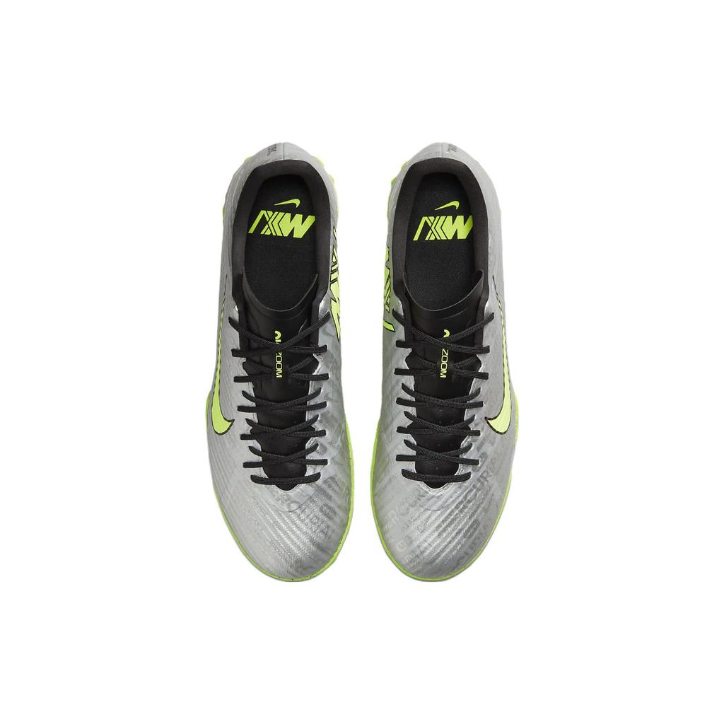 Nike Zoom Mercurial Vapor 15 Academy TF Unisex Metallic Silver Black Volt FB8396-060