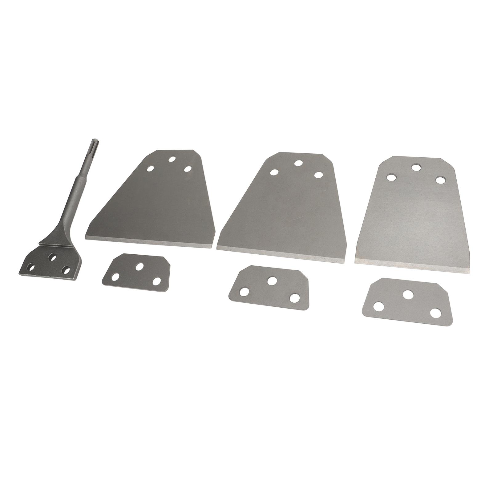 

Инструмент для удаления плитки с долотом, ультратонкая круглая ручка, набор скребков для пола и стен для электрического молотка