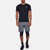 Under Armour Sport Running T-Shirt Men Tops Black 1326579-001