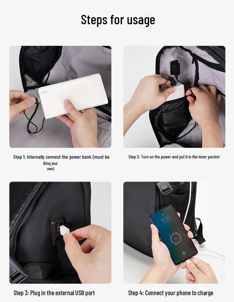 Men’s and Women’s Stylish Waterproof Travel and Business Backpack with Laptop Compartment