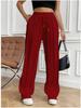 Autumn High Waist Wide Leg Loose Comfortable Women's Pants - Casual, Sports, Straight Leg
