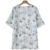 4XL-8XL Taglie Forti Bluse Eleganti da Donna Abiti Estivi Top Oversize Camicie Casual a Maniche Corte