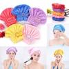 Bowknot Water Absorbent Quick Hair Drying Cap Bathing Hat Tool Drying Head Towel