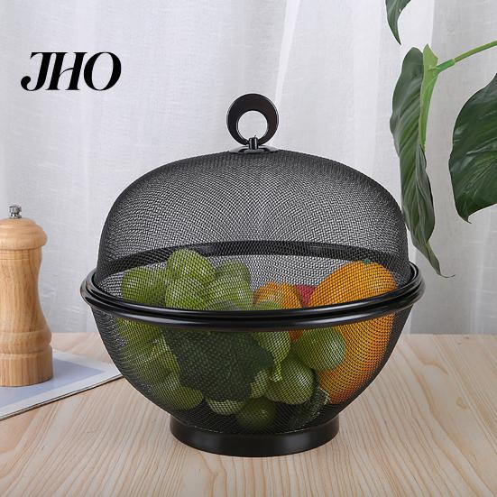 Cesto Scolapasta Multiuso Grande Capacità Rete Frutta con Coperchio Ciotola Anti-Mosche Facile da Pulire Lavastoviglie Sicura Coperchio Ventilato Supporto Espositore
