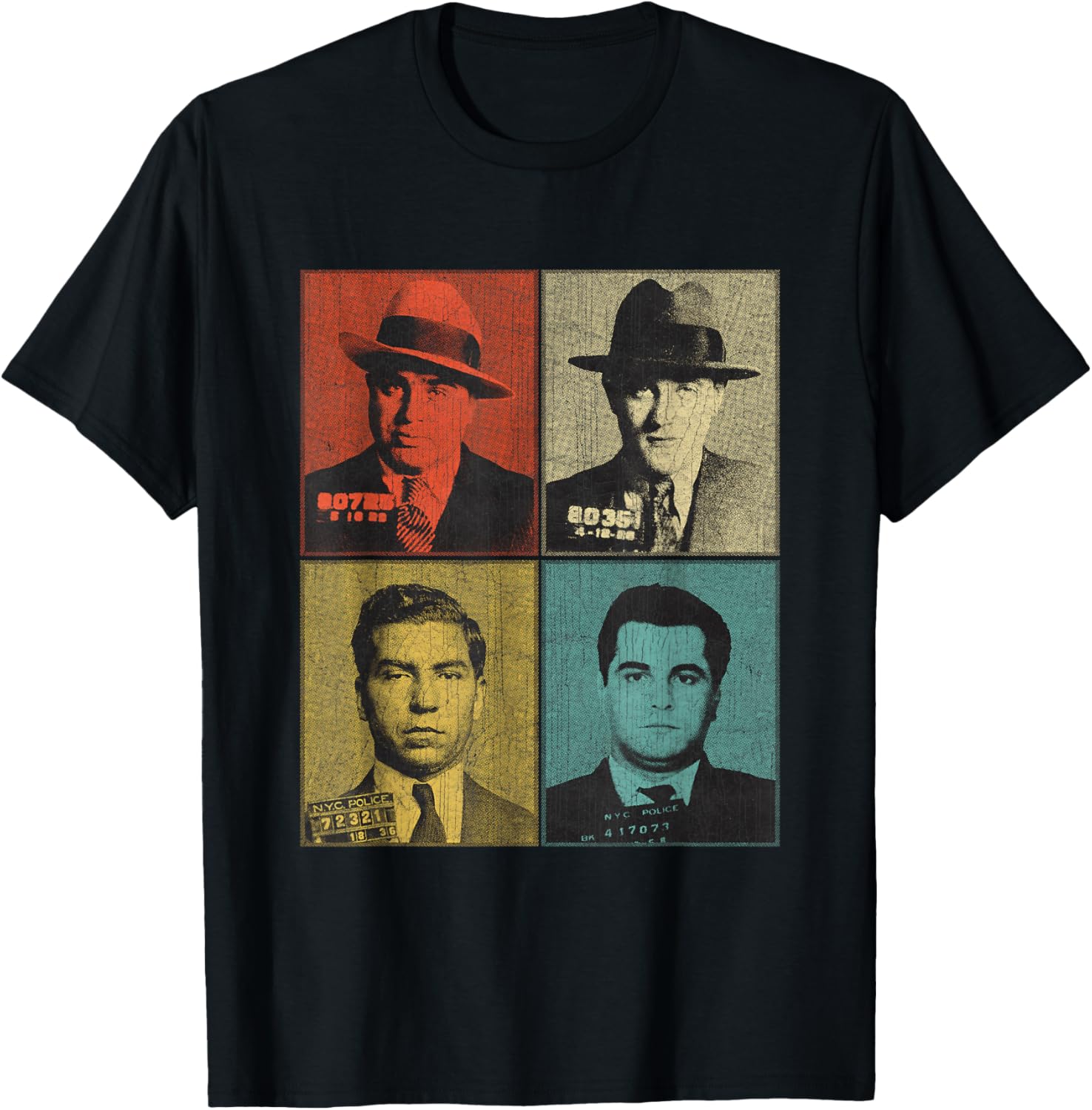

American Gangsters Mafia Bosses T-Shirt Small 5XL різнокольоровий