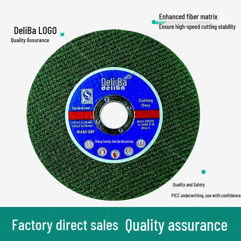4-Inch Angle Grinder Cutting Disc for Metal & Stainless Steel Polishing