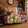 Musikspiel My Singing Monsters Cartoon Flanelldecke Weiche Überwurfdecke für Schlafzimmer Wohnzimmer Bett Reise Camping Picknick