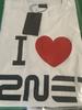 [USED] 2NE1 World Tour Korean Apparel LOVE T-SHIRT Seoul Confan XL