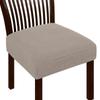 Jacquard Chair Seat Cover Elastic Chair Slipcovers for Home Banquet Dining Room Solid Color Removable Washable Chair Covers