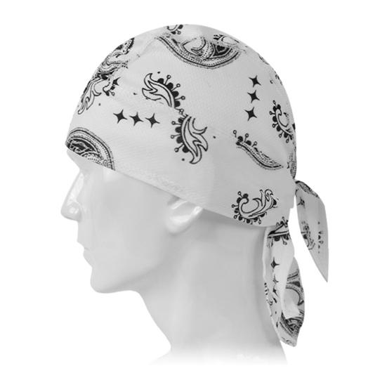 Forhåndsknytt Bandana Hodeskjerf for Menn Kvinner UV Solbeskyttelse Is Silke Hodeskallelue Hodebånd Kemo Turbanlue for Utendørssport Sykling