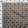 oneOone Cotton Poplin Brown Fabric Aian Batik Sewing Material Print Fabric By The Yard 42 Inch