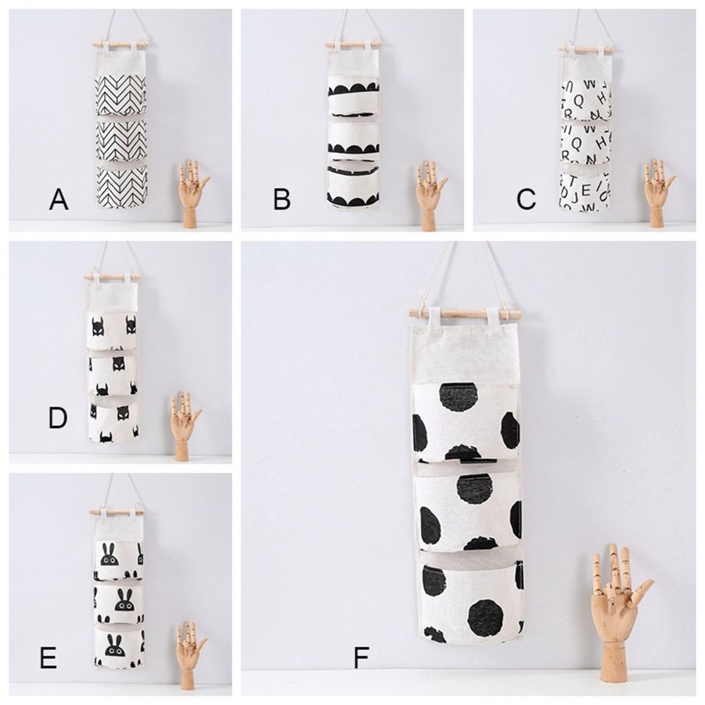 Wardrobe Organizer Hang Bag Wall  Pouch Hanging Organizers Sundries Storage Bag Hanging Storage Bag