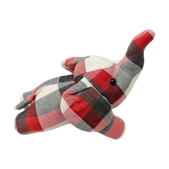 KINOKINO Elephant Plush Toy Parka Omer Thai Asian Ethnic Elephant (S Size D)