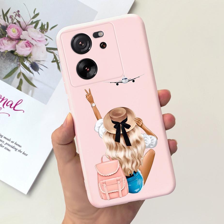 For Xiaomi 13T Pro Case Mi13T Cute Fashion Cartoon Cover 6.67'' Soft Silicone Phone Case For Xiaomi Mi 13T Pro 13TPro Back Cover