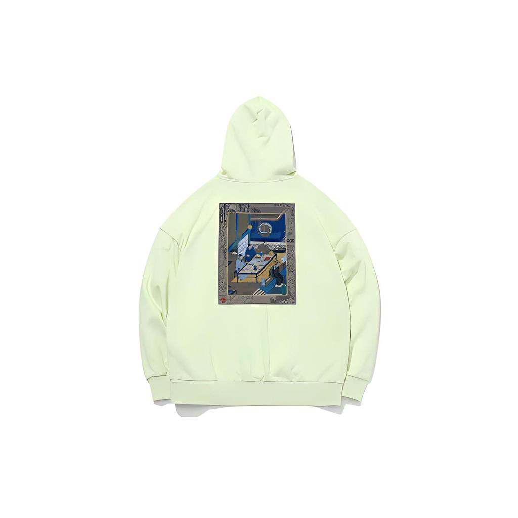 Li Ning Sweatshirt Men's Fruit Pink Green AWDQB45-2