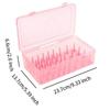 Embroidery Thread Storage Box DIY 42 Spools Clear Tray Sewing Thread Holder Spools Organizer Case for Desktop Home Embroidery