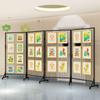Wrought Iron Folding Display Stand for Art Exhibitions and Storage