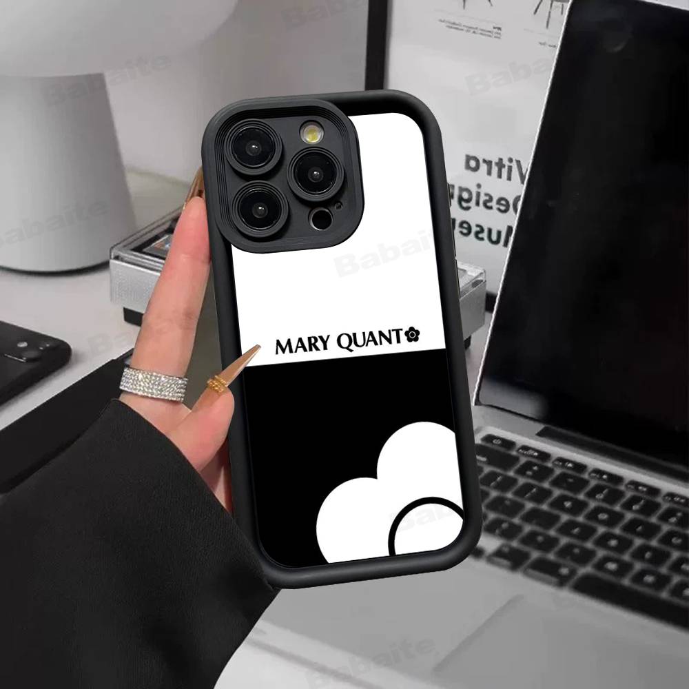 

Fashion Brand Q-Quant Mary Silicone Soft Phone Case For IPhone 17 16 14 13 12 11 15 Pro Max Plus Air Cover iPhone 16 pro