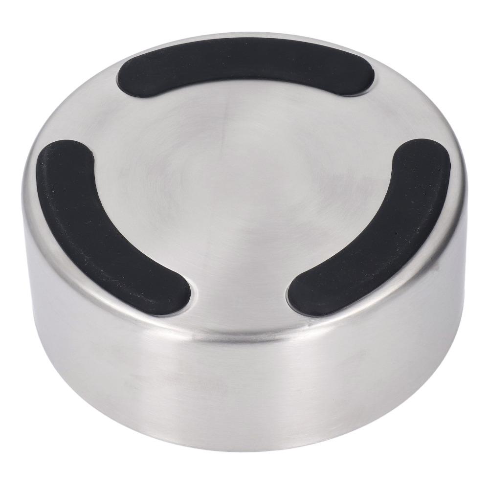 304 Metal Material Dog Bowl Double Layer Anti-Slip Bottom Pet Feeding Bowl Round Shape Large Capacity Slow Feeder Bowl
