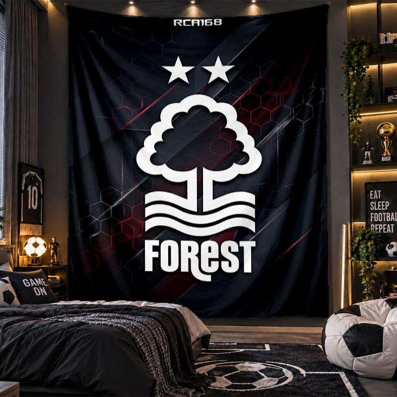 Wall Hanging Tapestry Nottingham Forest Print Cloth for Living Room Bedroom Home Decor