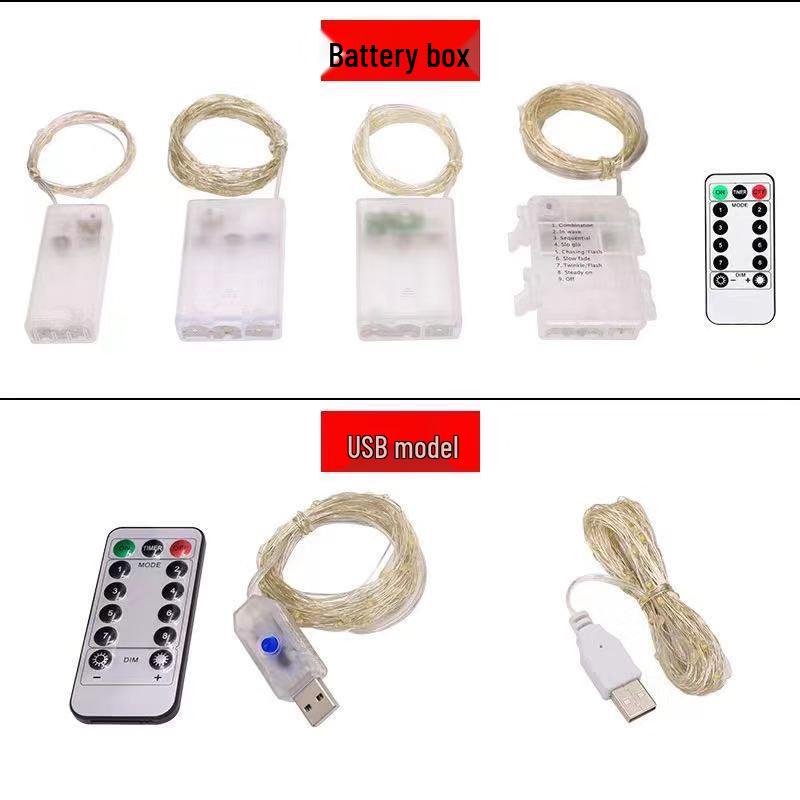 Warm White Waterproof String Lights for Indoor/Outdoor Decor