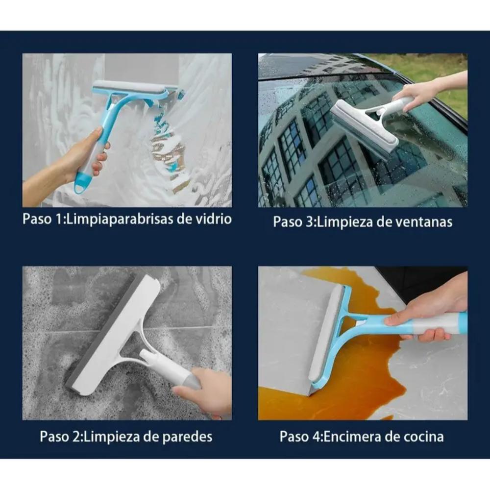 Drei-in-Eins Sprühwischer, Fensterwischer mit Sprühfunktion, Drei-in-Eins Fensterwischer-Reiniger, Fensterwischer-Reinigungswerkzeug mit s