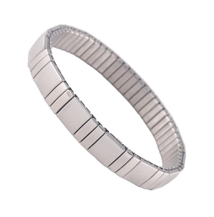 Customized Stainless Steel Italian Link Charm Bracelet Fashionable Accessories 18cm&fashion