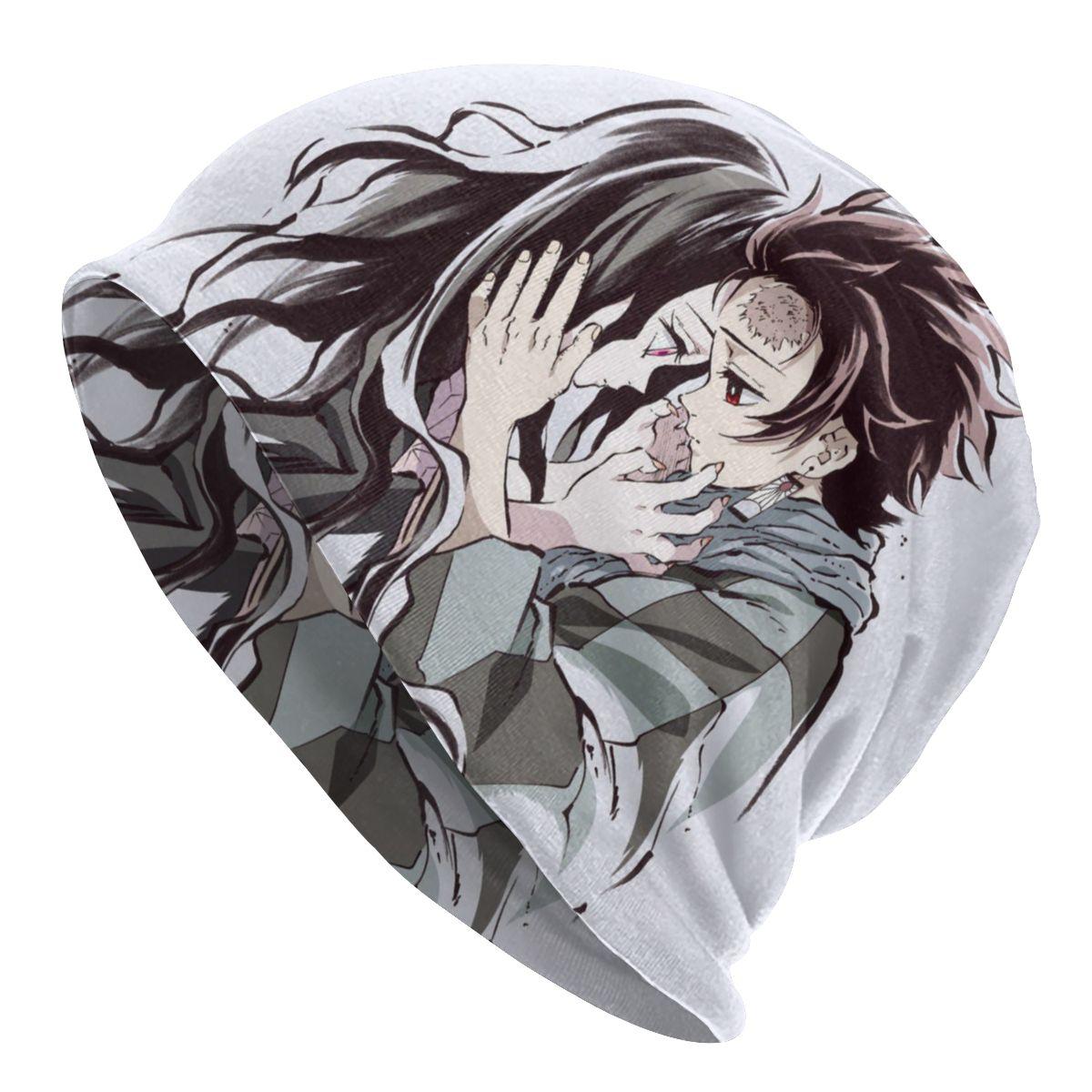 Douma Demon Slayer Kimetsu No Yaiba Kamado Anime Washed Warm Bonnet Outdoor Casual Beanies Schutz Unisex Damen Hüte One Size