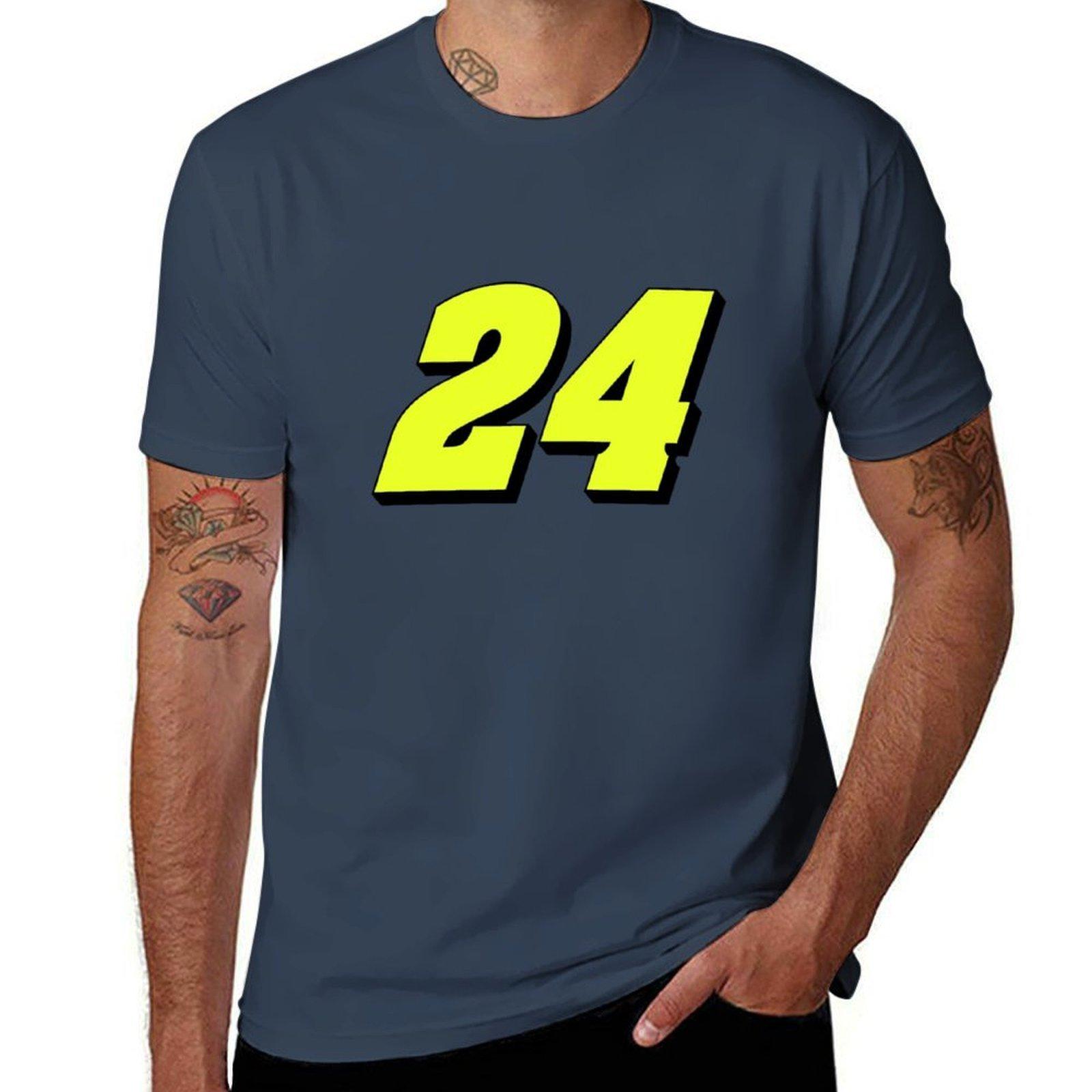 William Byron 24 TShirt Minimalist Plain Crew Neck TShirt S