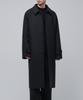 Musinsa Standard Cashmere Blend Oversized Balmacaan Coat [Charcoal Grey]