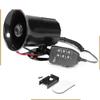 6-geluids 100W luide claxon voor motorfiets, auto, vrachtwagen, luidspreker, waarschuwingsalarm, sirene, politie, brandweer, ambulance, claxon