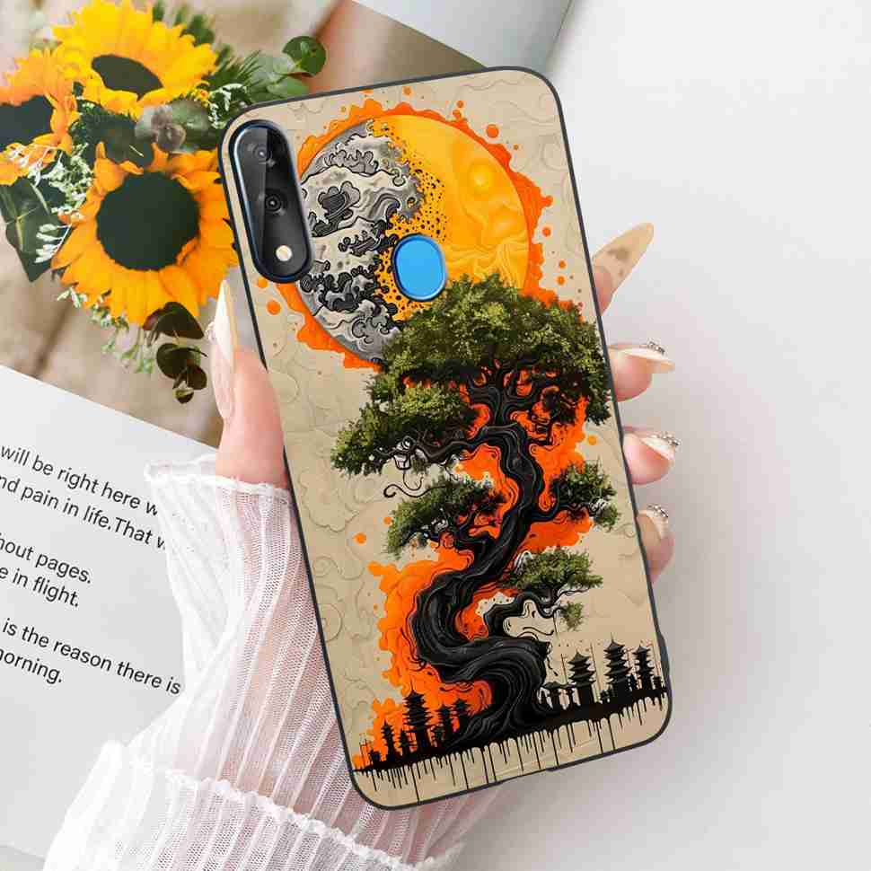 For ZTE Blade V10 2019 6.3" Case Lovely Cartoon Cat Silicone TPU Black Cover For ZTE Blade V10 V 10 2019 Phone Cases Bumper