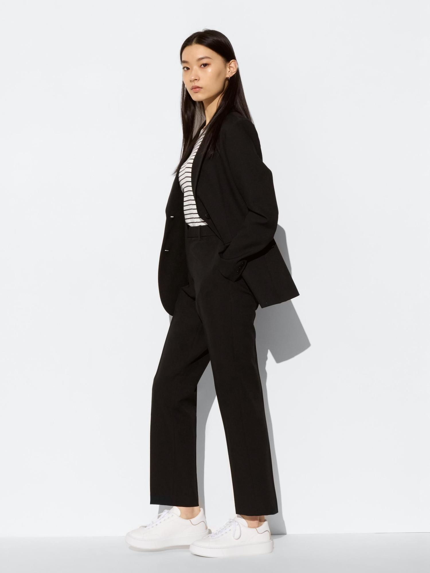 

Uniqlo Japan Впечатляющие узкие брюки стандартной длины 70 72 см можно настроить 09 BLACK/XS