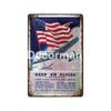 [ DecorMan ] Fighter US ARMY TroopsMetal Signs Airplane Decor LT-1988
