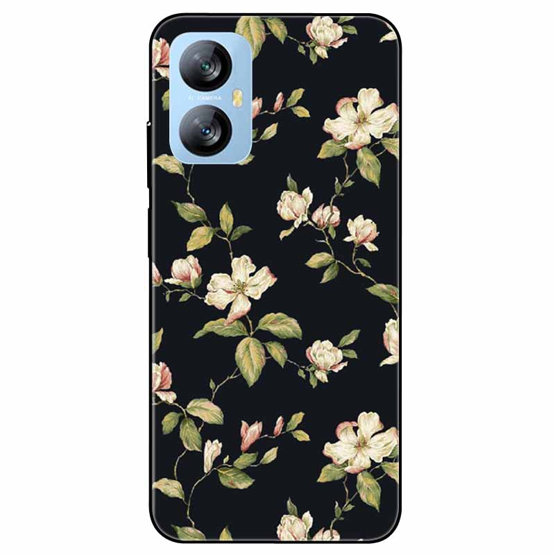 Für Blackview A52 Pro Hülle Handyhülle Stoßfeste Schwarz lackierte TPU Hülle für Blackview A52 Pro Silikon Weicher Bumper A52Pro Süß