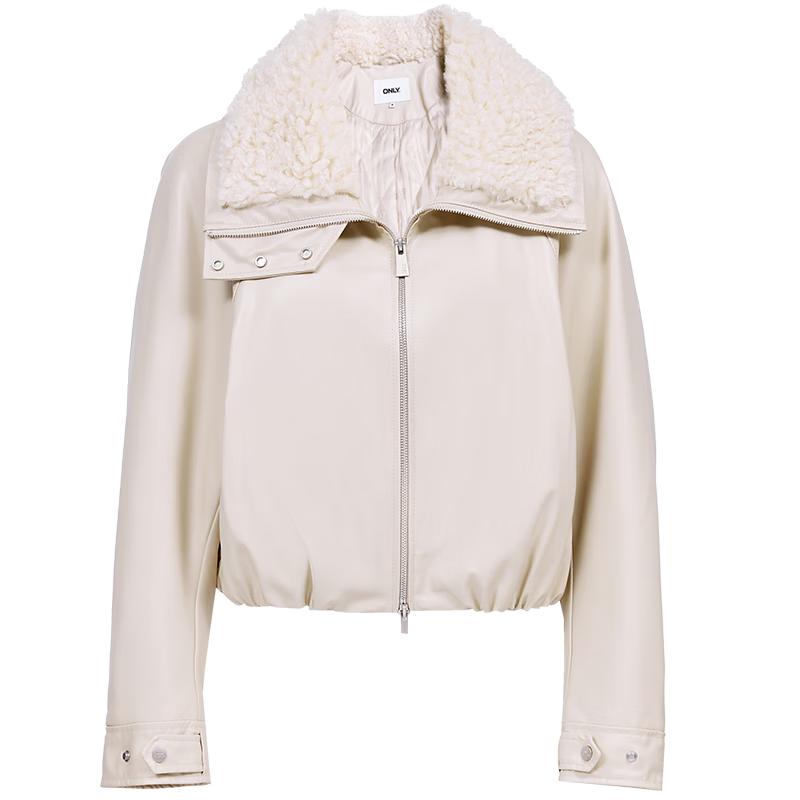 ONLY Women s Faux Fur Collar Padded Jacket M