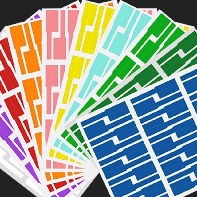 Cable Labelling Stickers Cable Marking Label Waterproof Cable Labels