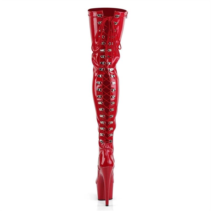 17cm Damenstiefel Sexy Pole Dance Schuhe Overknee-Stiefel Superstar-Stiefel Clubschuhe