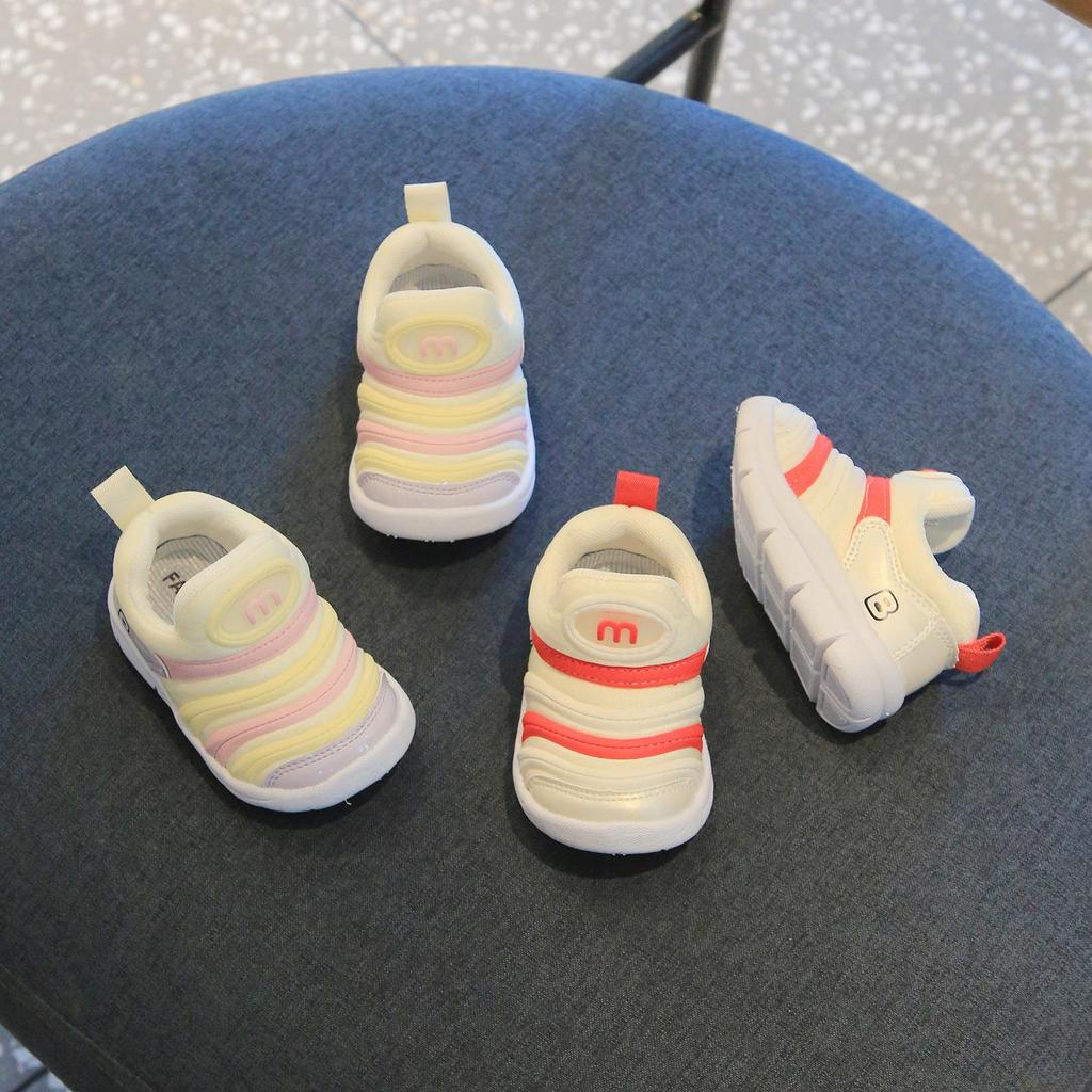 Spring Infant Caterpillar Walking Shoes: Breathable, Soft Sole, Lightweight, for Boys & Girls Ages 1-3