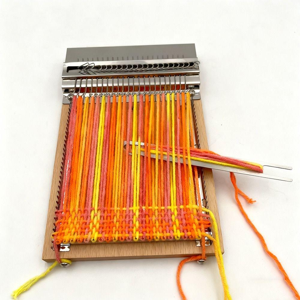 Neue Blitz Strickmaschine DIY Handgefertigte Webstuhl Bausatz Wandteppich Strickmaschine Strickwerkzeuge