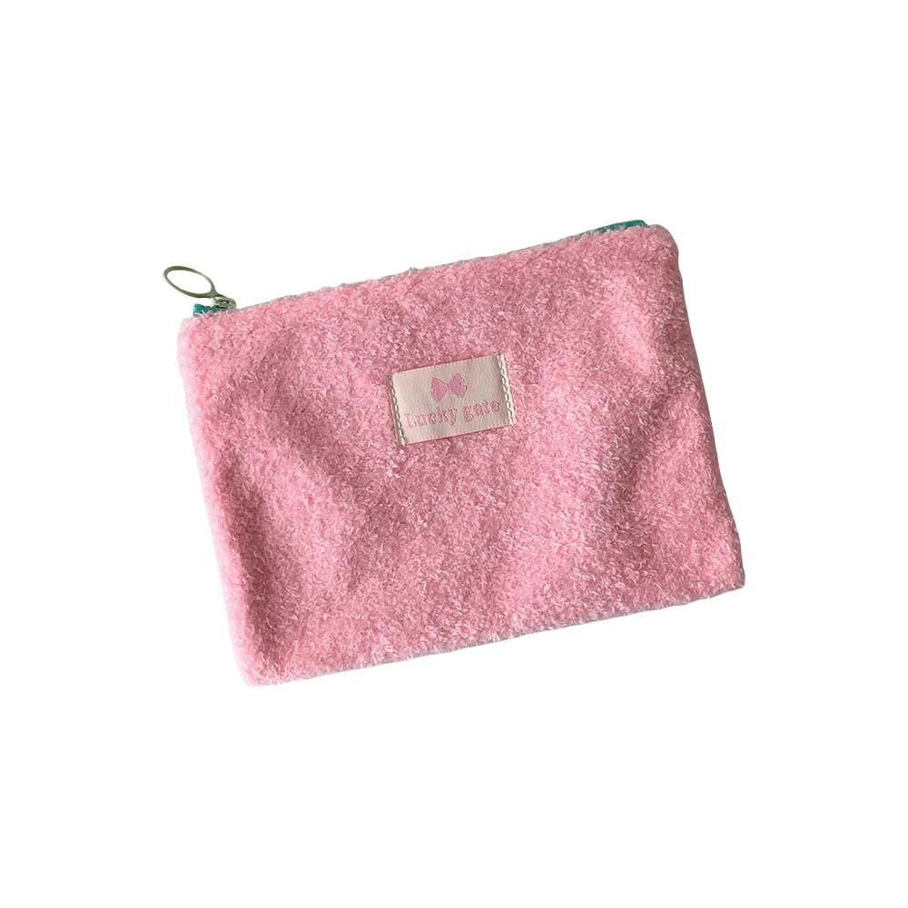 

Stationery Organizer Pencil Case Jewelry Storage Cosmetic Bag Pencil Pouch School розовый