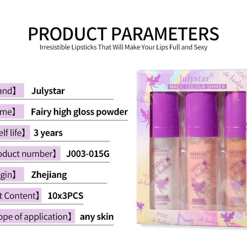 Make-up Fee Pat Puder Set Gesicht Dreidimensionales Contouring Glitzer Körperaufhellung Perlmuttfarbenes Highlight-Puder Set