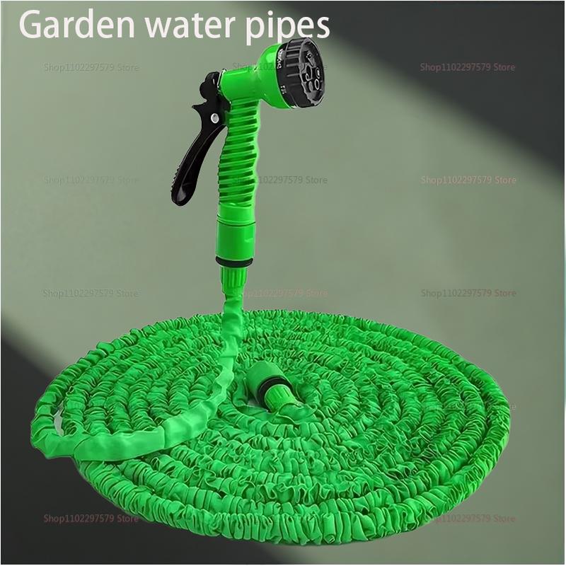 Retractable Magic Hose with High-Pressure Car Wash Water Gun Garden Watering Hose for Home Pool Cleaning and Garden Watering